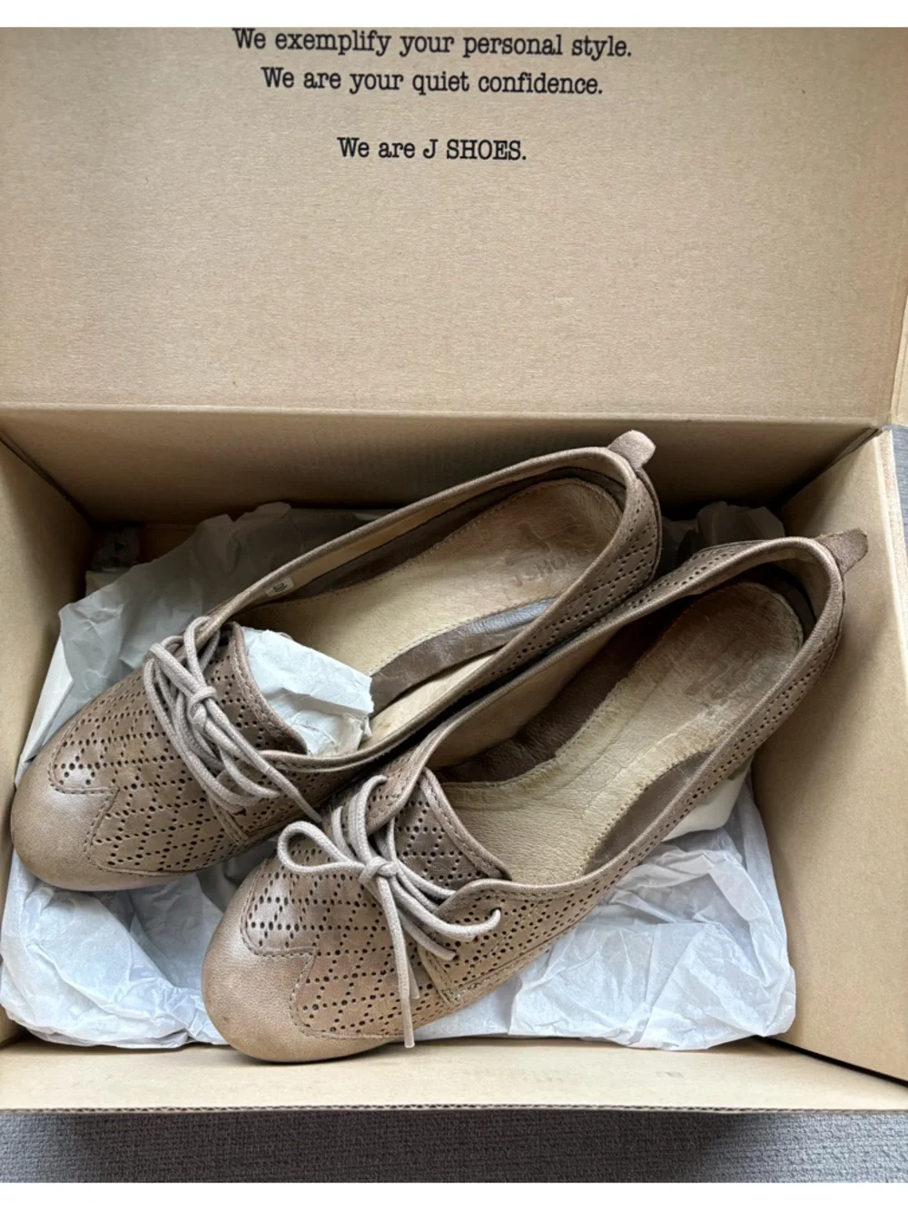 J Shoes Gladis Brogue Shoes